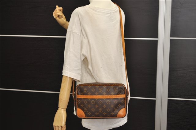 Auth Louis Vuitton Monogram Trocadero 27 Shoulder Cross Body Bag M51274 LV 9747D