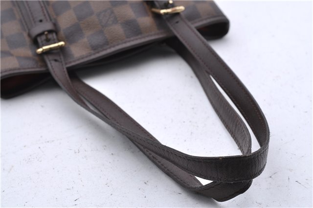 Authentic Louis Vuitton Damier Marais Bucket Shoulder Bag N42240 LV 9749C