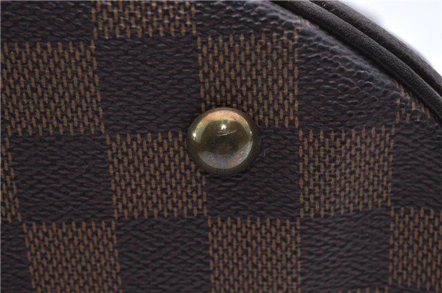 Authentic Louis Vuitton Damier Marais Bucket Shoulder Bag N42240 LV 9749C