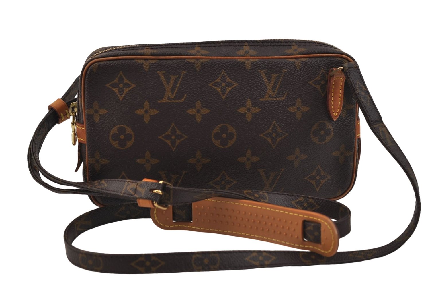 Auth Louis Vuitton Monogram Marly Bandouliere Shoulder Cross Bag M51828 LV 9749D