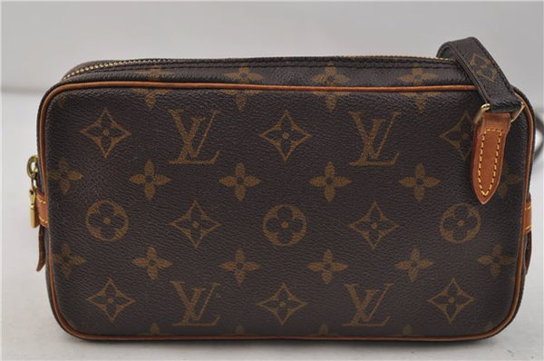 Auth Louis Vuitton Monogram Marly Bandouliere Shoulder Cross Bag M51828 LV 9749D