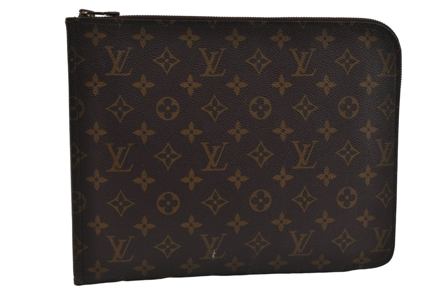 Authentic Louis Vuitton Monogram Poche Documents Document Case M53400 LV 9751D