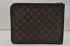 Authentic Louis Vuitton Monogram Poche Documents Document Case M53400 LV 9751D