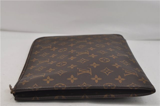 Authentic Louis Vuitton Monogram Poche Documents Document Case M53400 LV 9751D