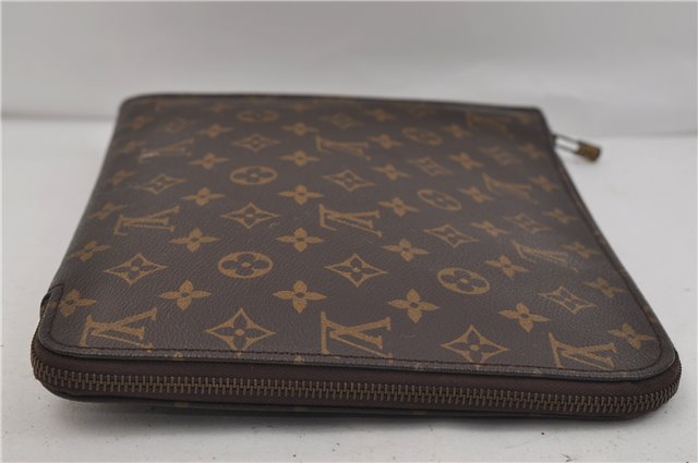 Authentic Louis Vuitton Monogram Poche Documents Document Case M53400 LV 9751D