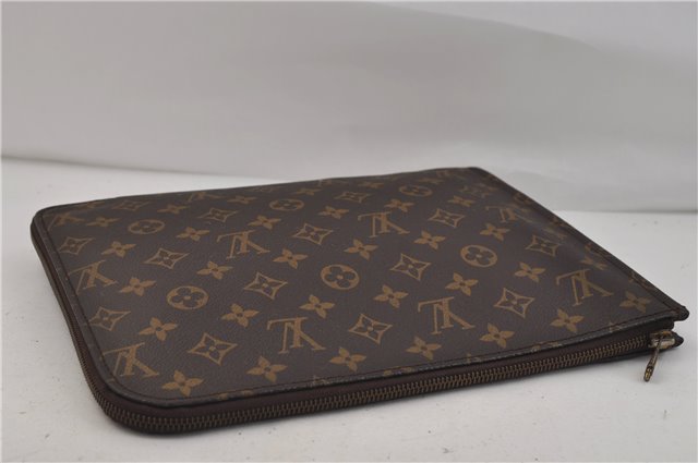 Authentic Louis Vuitton Monogram Poche Documents Document Case M53400 LV 9751D