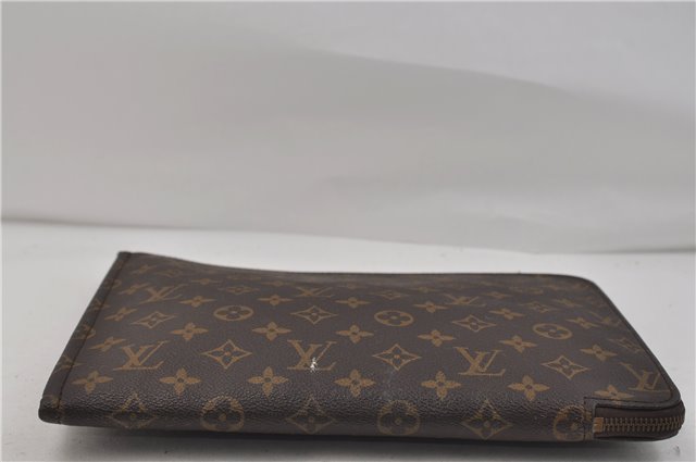 Authentic Louis Vuitton Monogram Poche Documents Document Case M53400 LV 9751D