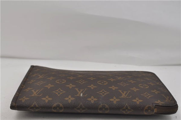Authentic Louis Vuitton Monogram Poche Documents Document Case M53400 LV 9751D
