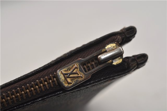 Authentic Louis Vuitton Monogram Poche Documents Document Case M53400 LV 9751D