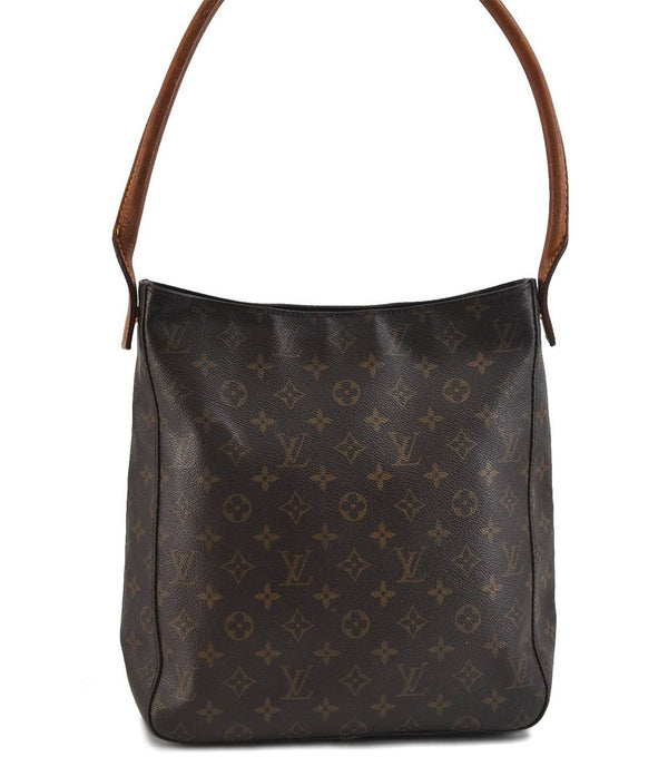 Authentic Louis Vuitton Monogram Looping GM Shoulder Bag M51145 LV 9756C