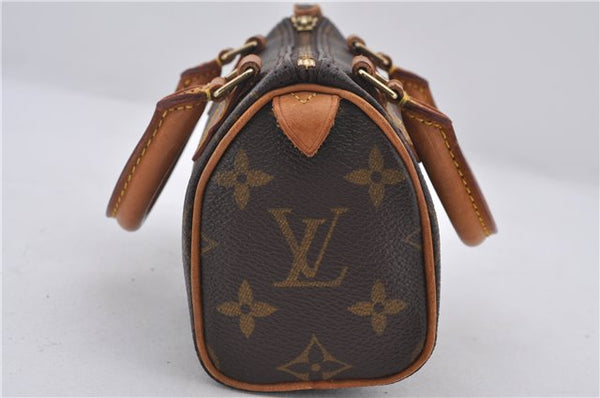 Authentic Louis Vuitton Monogram Mini Speedy Hand Bag M41534 LV 9757D