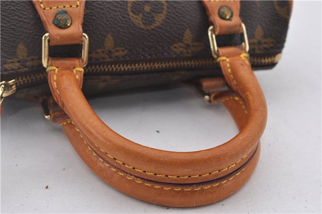 Authentic Louis Vuitton Monogram Mini Speedy Hand Bag M41534 LV 9757D