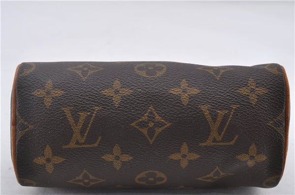 Authentic Louis Vuitton Monogram Mini Speedy Hand Bag M41534 LV 9757D