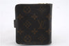 Authentic Louis Vuitton Monogram Compact Zip Bifold Wallet M61667 LV 9758C