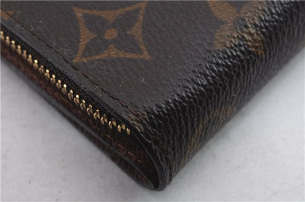 Authentic Louis Vuitton Monogram Compact Zip Bifold Wallet M61667 LV 9758C