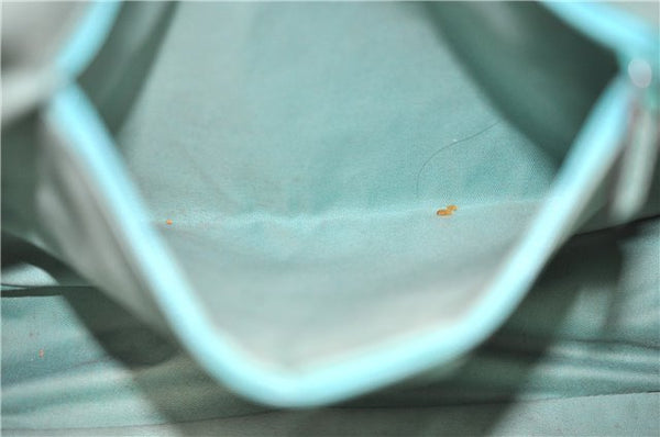 Authentic GUCCI Shoulder Tote Bag GG Canvas Leather 113017 Beige Green 9762D