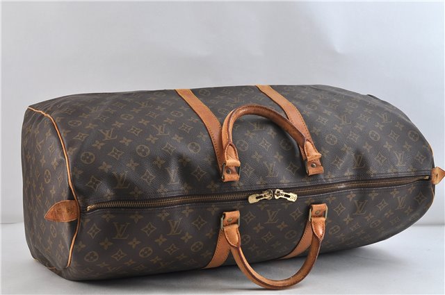 Authentic Louis Vuitton Monogram Keepall 60 Boston Bag M41422 LV 9764C