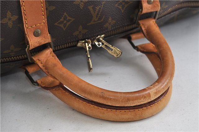 Authentic Louis Vuitton Monogram Keepall 60 Boston Bag M41422 LV 9764C