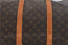 Authentic Louis Vuitton Monogram Keepall 60 Boston Bag M41422 LV 9764C