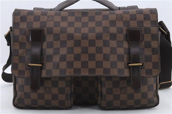 Auth Louis Vuitton Damier Broadway 2Way Shoulder Cross Hand Bag N42270 LV 9765C