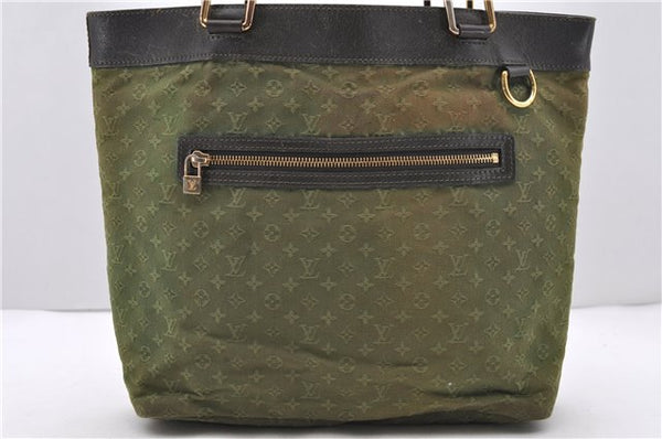Auth Louis Vuitton Monogram Mini Lucille GM Hand Tote Bag M92681 Green LV 9777C