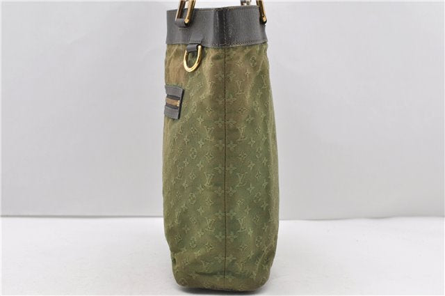 Auth Louis Vuitton Monogram Mini Lucille GM Hand Tote Bag M92681 Green LV 9777C