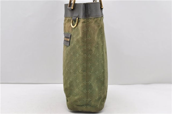 Auth Louis Vuitton Monogram Mini Lucille GM Hand Tote Bag M92681 Green LV 9777C