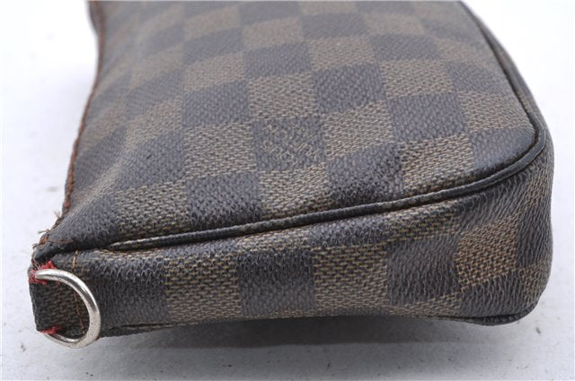 Auth Louis Vuitton Damier Pochette Accessoires Clutch Pouch N51985 LV Junk 9778C