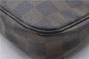 Auth Louis Vuitton Damier Pochette Accessoires Clutch Pouch N51985 LV Junk 9778C