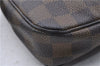 Auth Louis Vuitton Damier Pochette Accessoires Clutch Pouch N51985 LV Junk 9778C