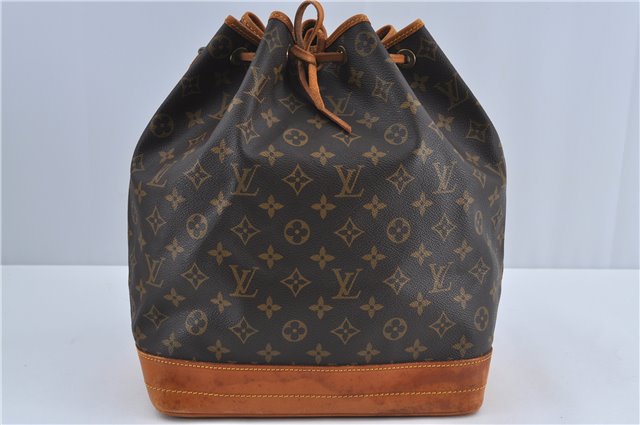 Authentic Louis Vuitton Monogram Noe Shoulder Drawstring Bag M42224 LV 9779A