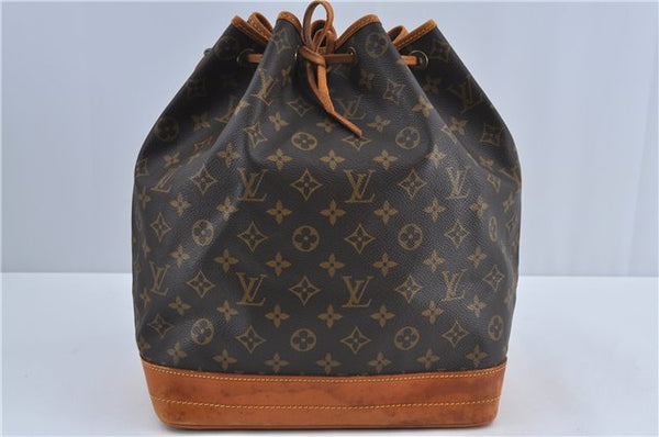 Authentic Louis Vuitton Monogram Noe Shoulder Drawstring Bag M42224 LV 9779A