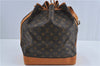 Authentic Louis Vuitton Monogram Noe Shoulder Drawstring Bag M42224 LV 9779A