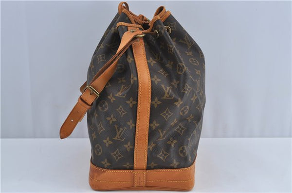 Authentic Louis Vuitton Monogram Noe Shoulder Drawstring Bag M42224 LV 9779A