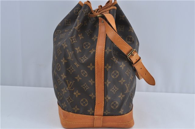 Authentic Louis Vuitton Monogram Noe Shoulder Drawstring Bag M42224 LV 9779A