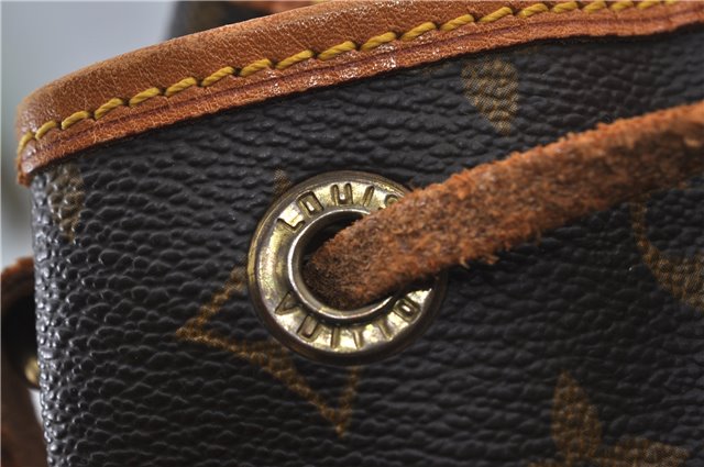 Authentic Louis Vuitton Monogram Noe Shoulder Drawstring Bag M42224 LV 9779A