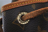 Authentic Louis Vuitton Monogram Noe Shoulder Drawstring Bag M42224 LV 9779A
