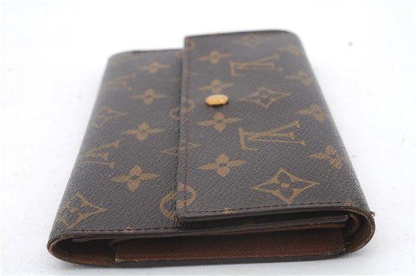 Auth Louis Vuitton Monogram Portefeuille International Wallet M61217 LV 9779C