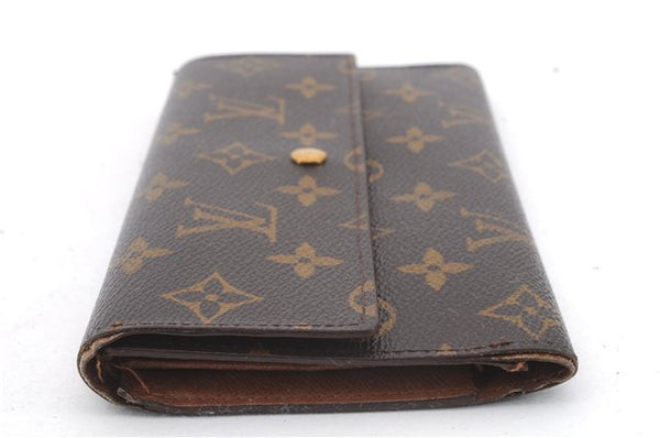 Auth Louis Vuitton Monogram Portefeuille International Wallet M61217 LV 9779C