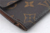 Auth Louis Vuitton Monogram Portefeuille International Wallet M61217 LV 9779C