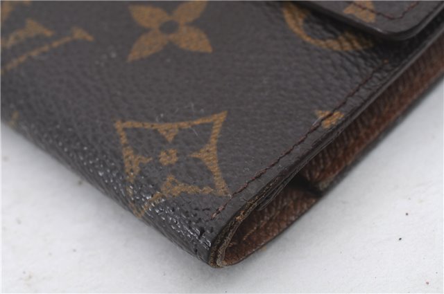 Auth Louis Vuitton Monogram Portefeuille International Wallet M61217 LV 9779C