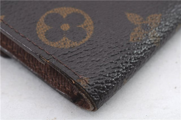 Auth Louis Vuitton Monogram Portefeuille International Wallet M61217 LV 9779C