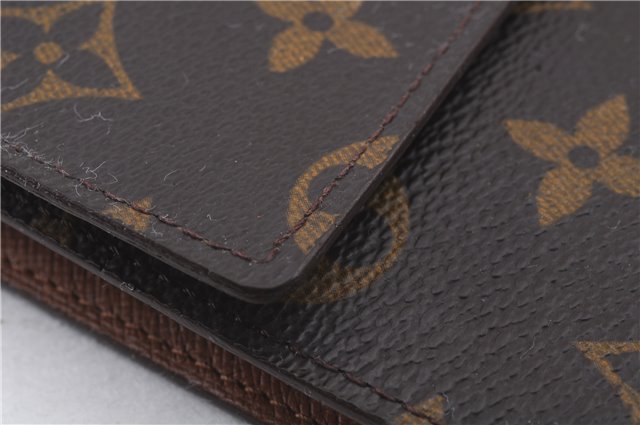 Auth Louis Vuitton Monogram Portefeuille International Wallet M61217 LV 9779C