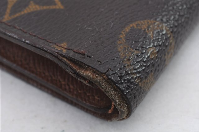 Auth Louis Vuitton Monogram Portefeuille International Wallet M61217 LV 9779C