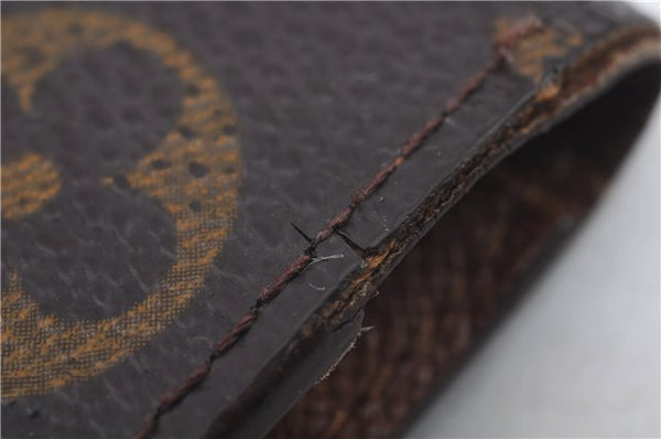 Auth Louis Vuitton Monogram Portefeuille International Wallet M61217 LV 9779C