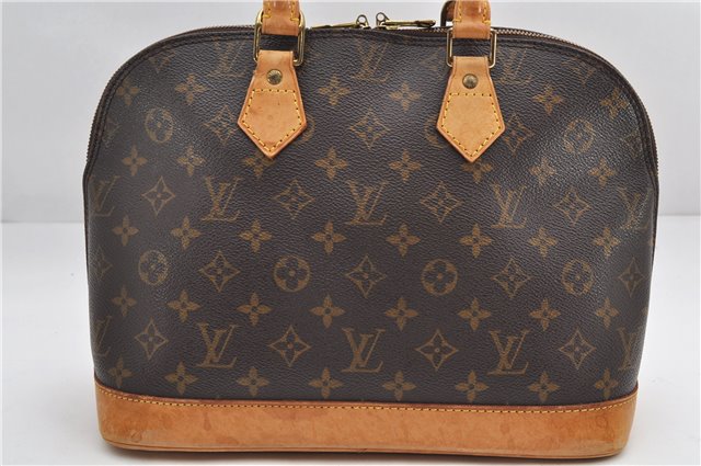 Authentic Louis Vuitton Monogram Alma Hand Bag Purse M51130 LV 9780E