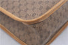 Authentic GUCCI Micro GG PVC Leather Shoulder Tote Bag Brown 9781C