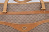 Authentic GUCCI Micro GG PVC Leather Shoulder Tote Bag Brown 9781C