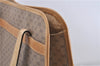 Authentic GUCCI Micro GG PVC Leather Shoulder Tote Bag Brown 9781C