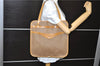 Authentic GUCCI Micro GG PVC Leather Shoulder Tote Bag Brown 9781C